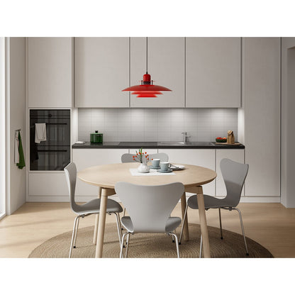 Primus I pendel Ø43 blank röd/mattsvart