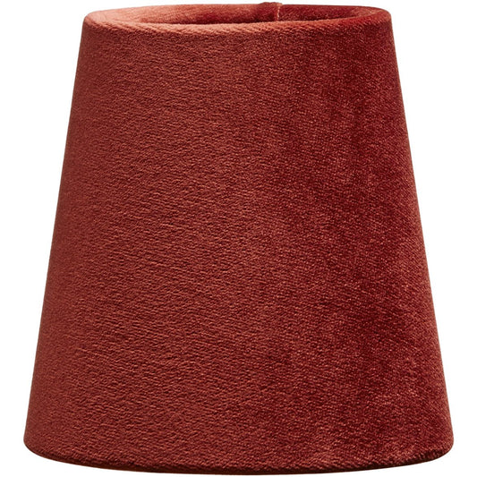 Queen lampskärm sammet rost 10cm