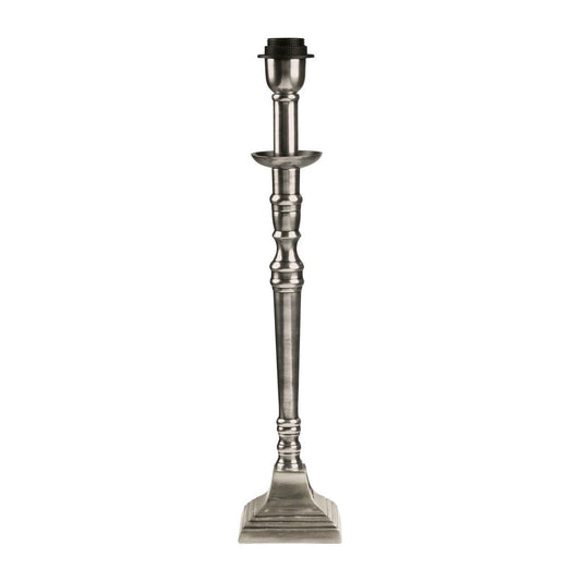 Salong Lampfot Antiksilver 42cm