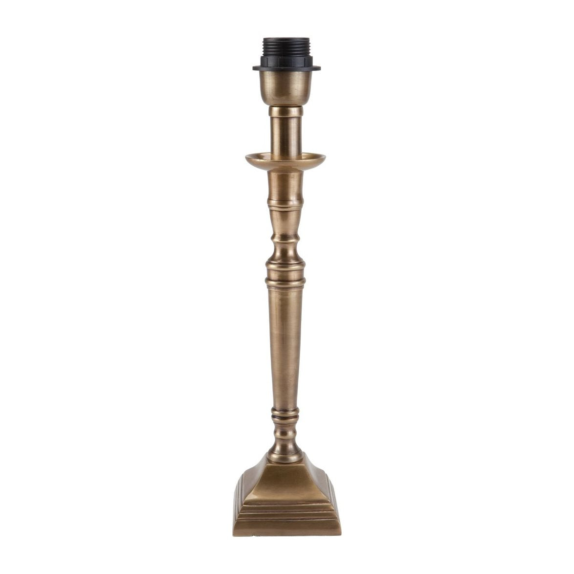SALONG lampfot antikmässing 53cm