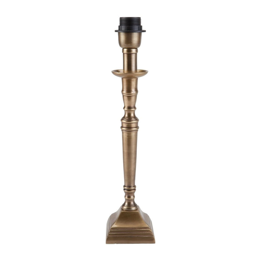 SALONG lampfot antikmässing 53cm