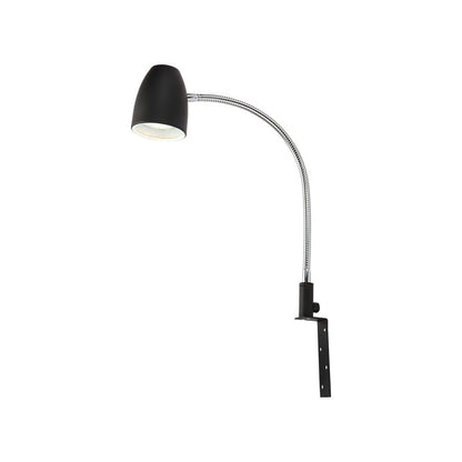 SANDNES sänglampa, svart/krom