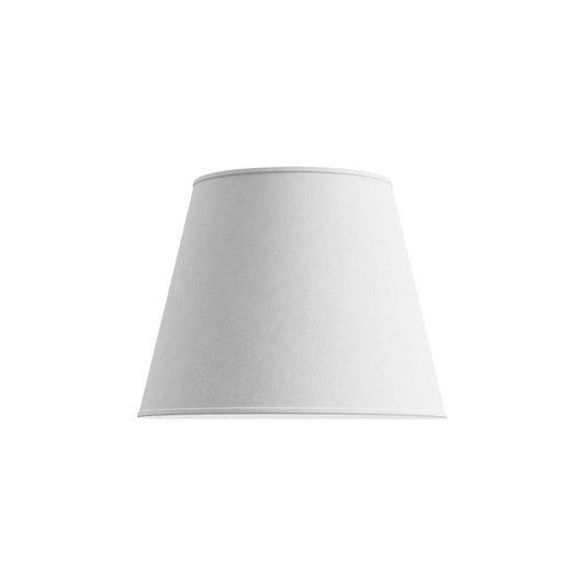 Skärm Slender golv Ø34/21,5 höjd 26cm vit linne E27