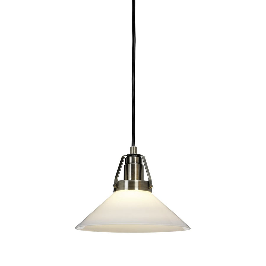 SKOMAKARE fönsterlampa vit/antik