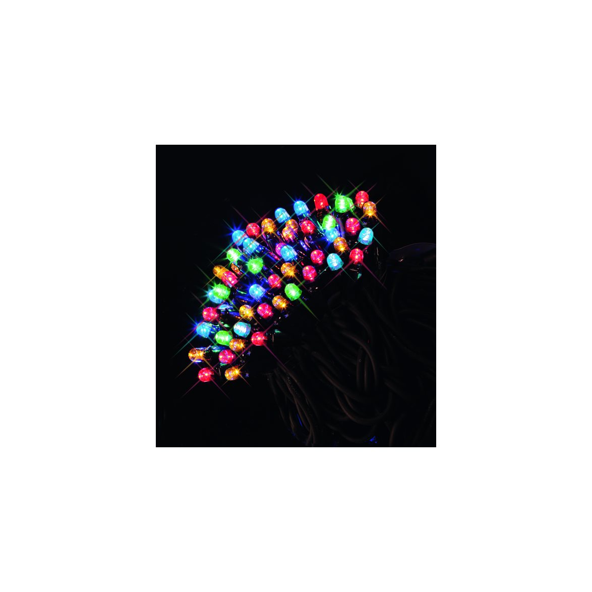 System LED 50ljus Multi/svart