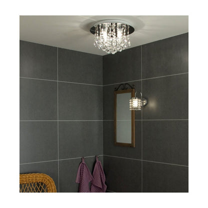 TERESA väggl., krom/klar