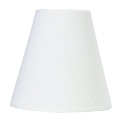 Toppringsskärm Franza E14 15cm vit