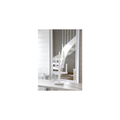 Trapp ljusstake Vit 5-ljus