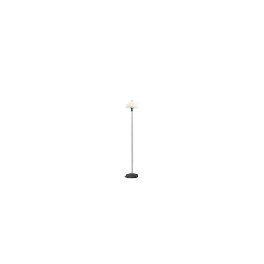 Vienda golvlampa svart/opal glas